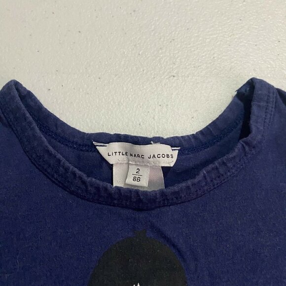 Little Marc Jacobs Tee Shirt Miss Marc Bowling Size 2 Printed Graphic - Picture 4 of 5